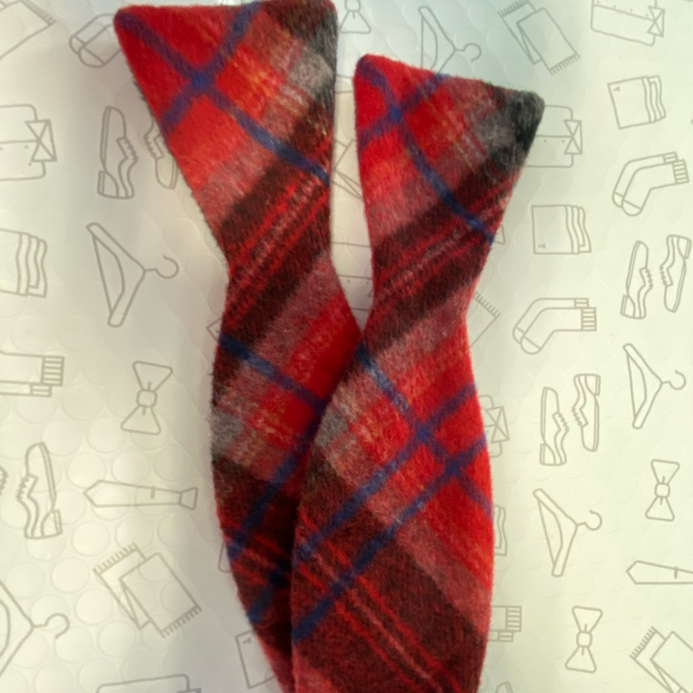 Plaid Wool Blend Bow Tie - Original Penguin